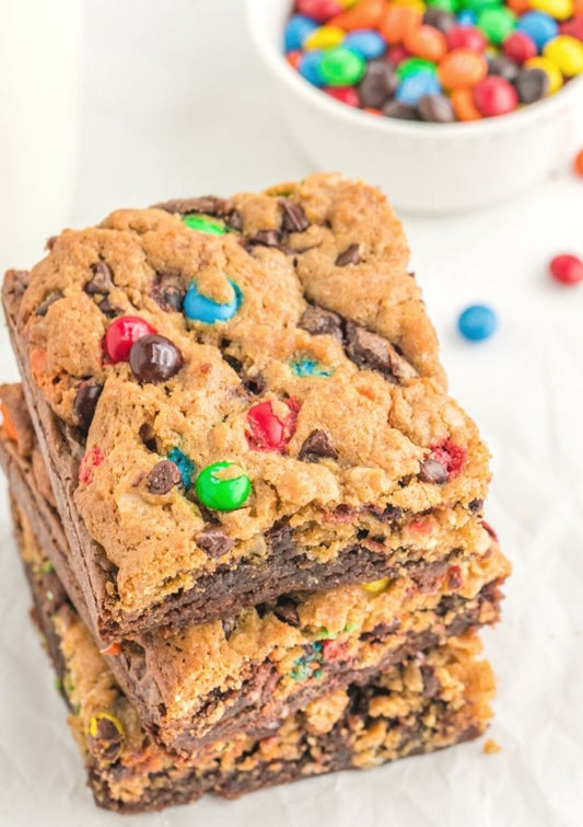 The Marble M&M Gourmet Cookie Bar